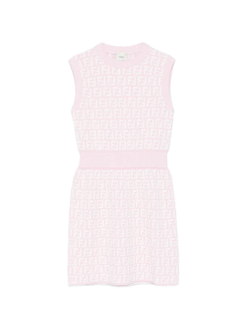 FF-motif sleeveless dress