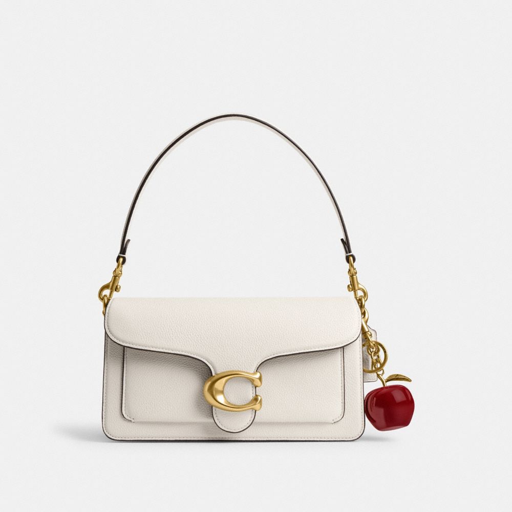 Coach Apple Bag Charm Brass-Multi