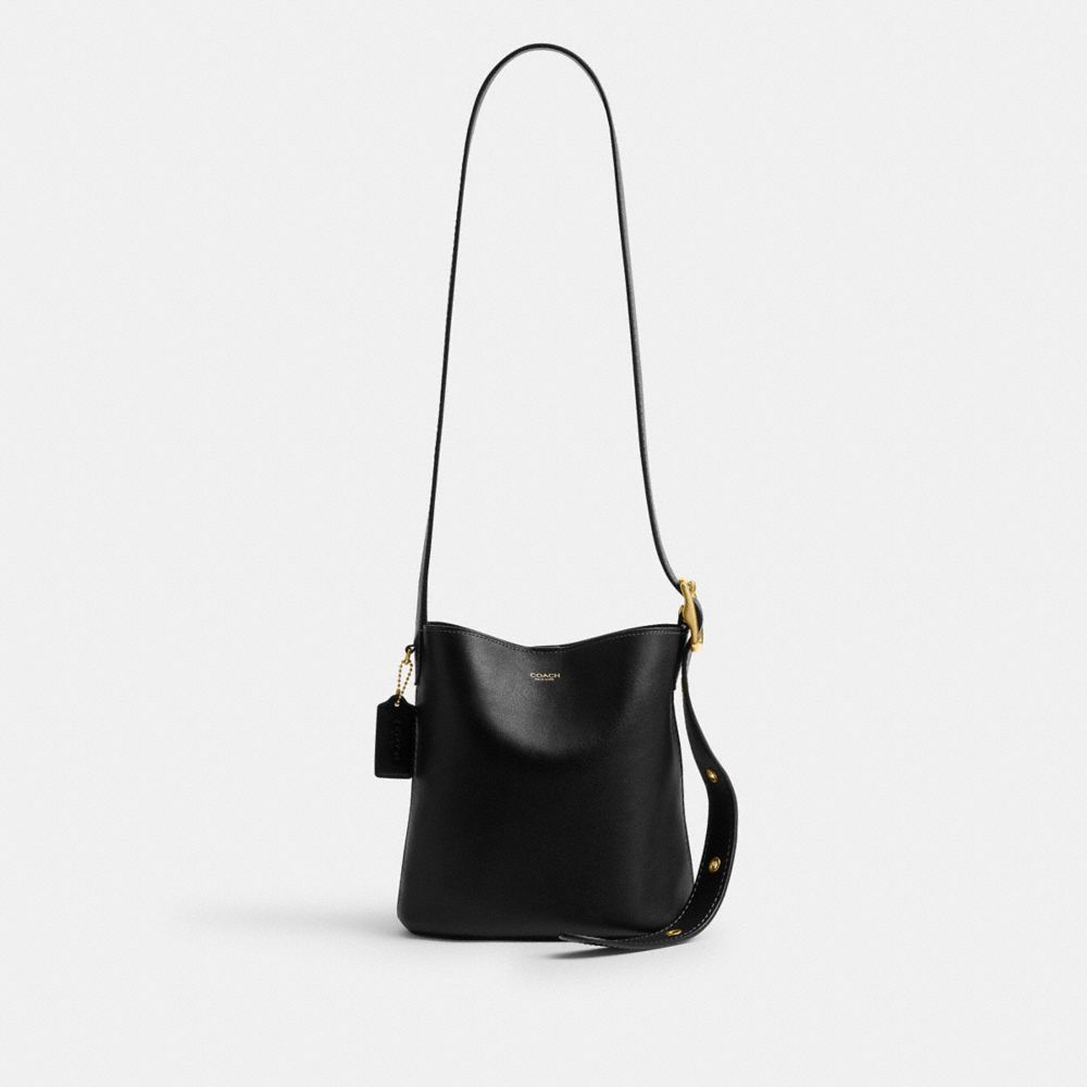 Coach Bleecker Bucket Bag 21 Brass-Black