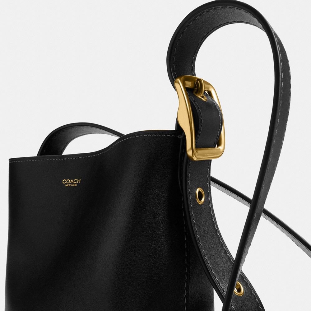Coach Bleecker Bucket Bag 21 Brass-Black