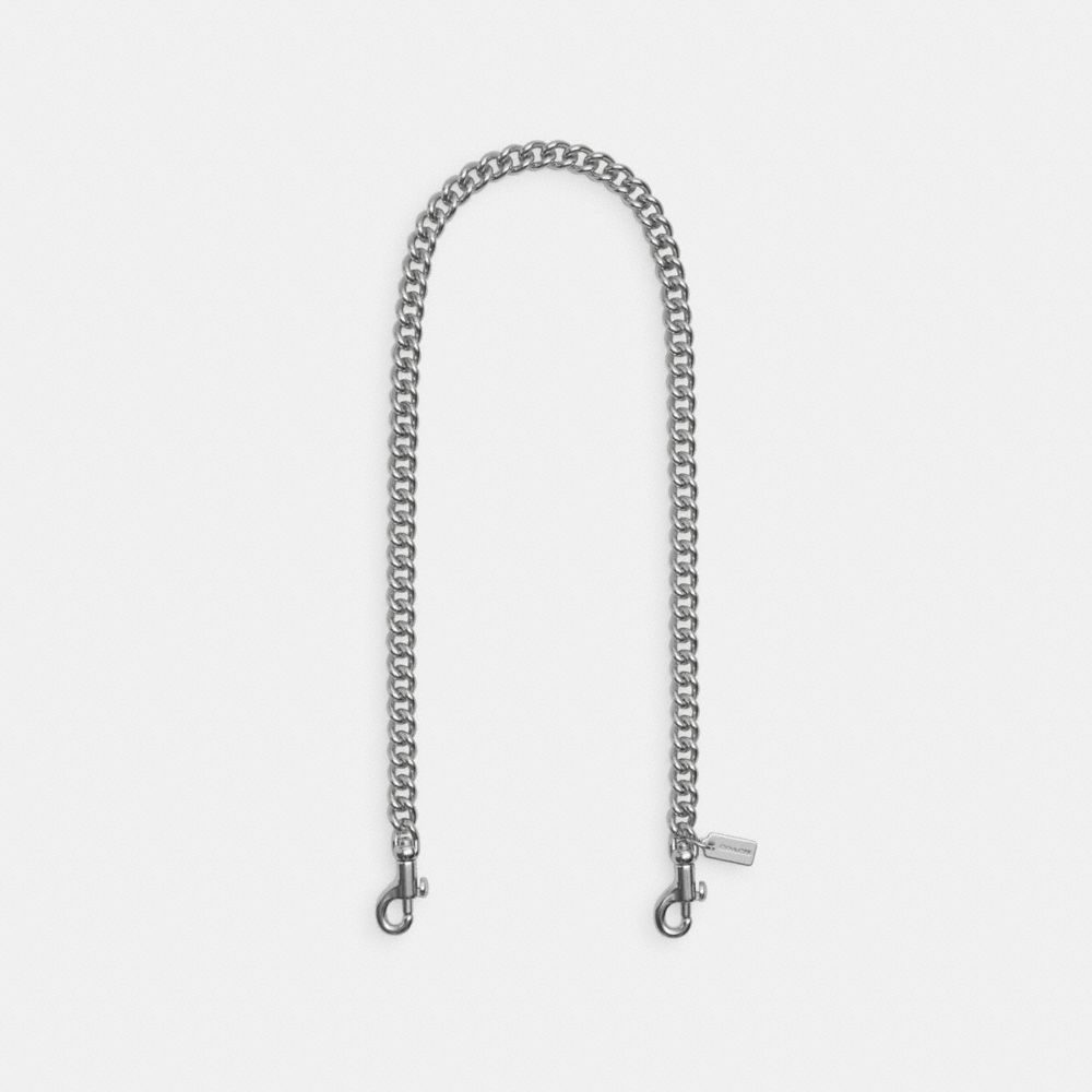 Coach Chain Shoulder Strap Gunmetal