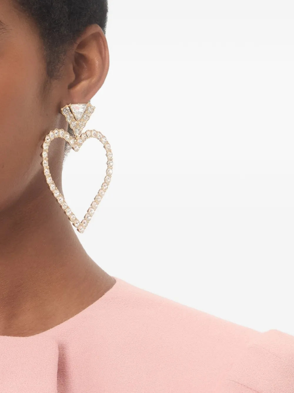 Coeur Royal earrings in metal and Swarovski® crystals