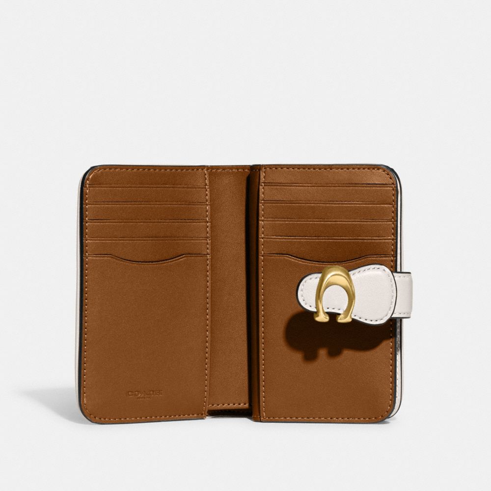 Coach Tabby Medium Wallet Brass-Chalk