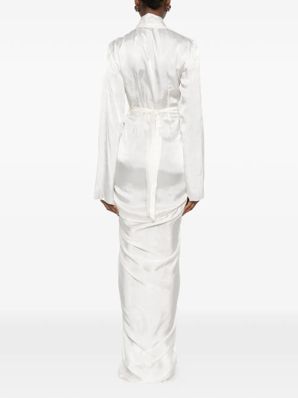wrap asymmetric dress