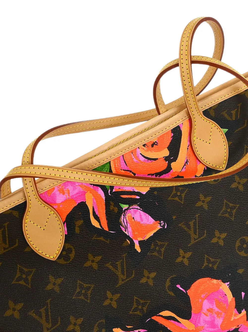 2008 MM Rose Neverfull monogram tote bag