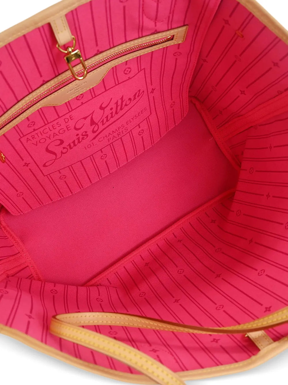 2008 MM Rose Neverfull monogram tote bag