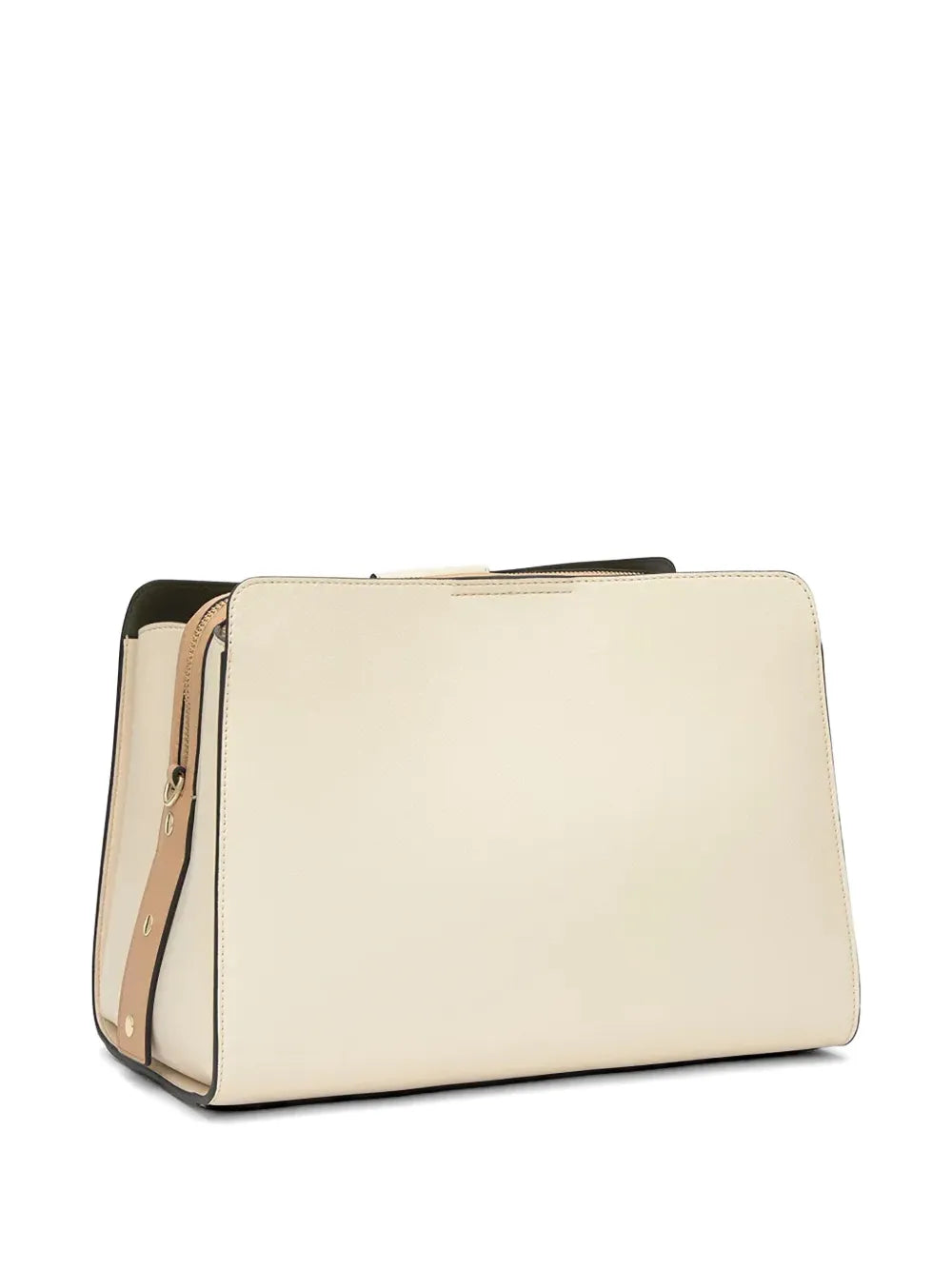 logo-embossed shoulder bag