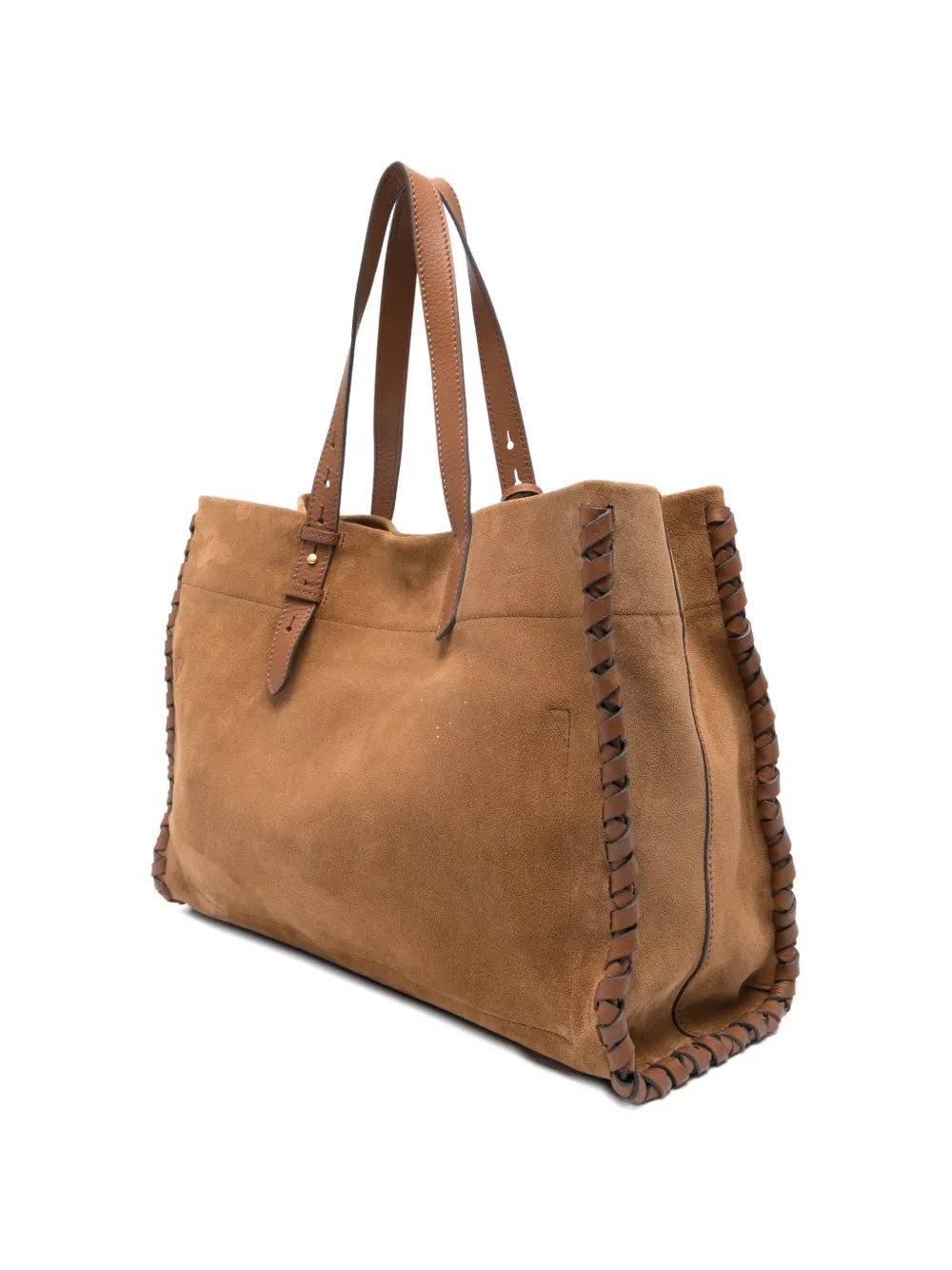 Mortimer braided-detail leather tote bag