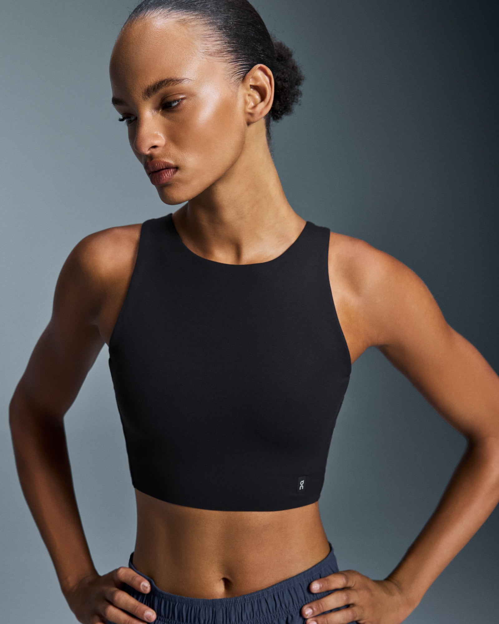 On Core 2-In-1 Crop Black (Women'S) (Women's)