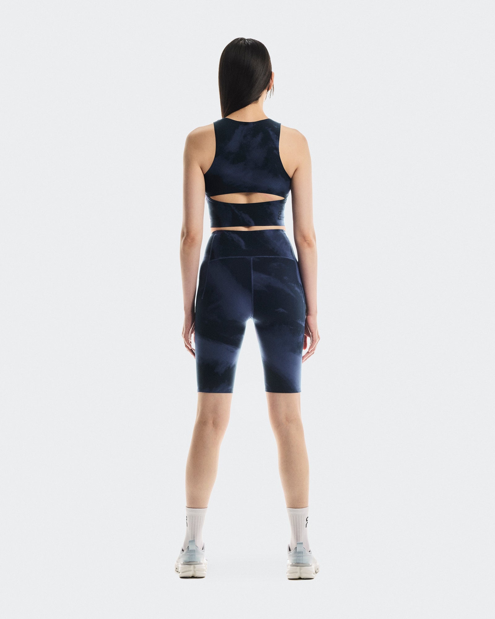 On Studio Open Back Crop Acai Navy (Women'S) (Women's)