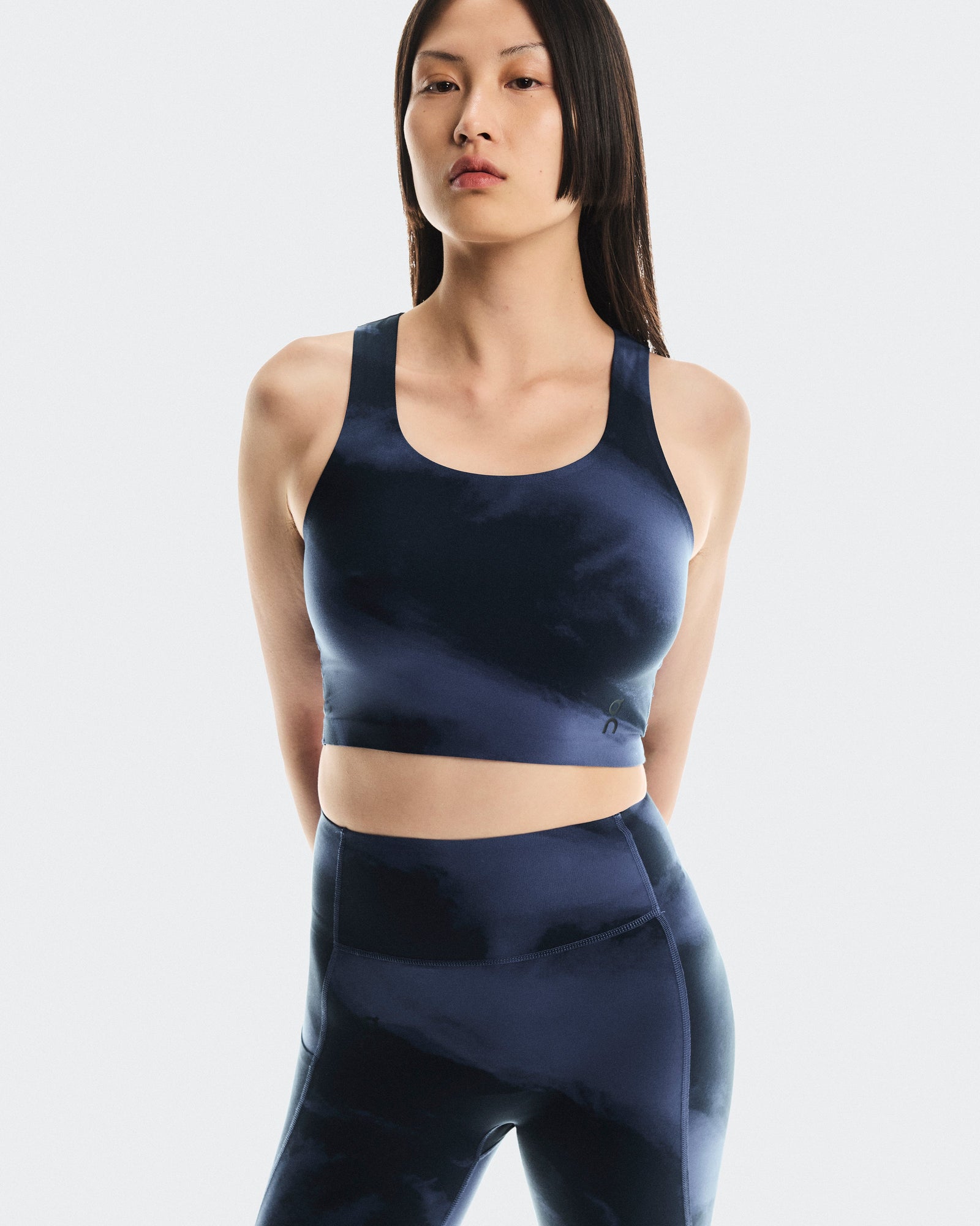 On Studio Open Back Crop Acai Navy (Women'S) (Women's)