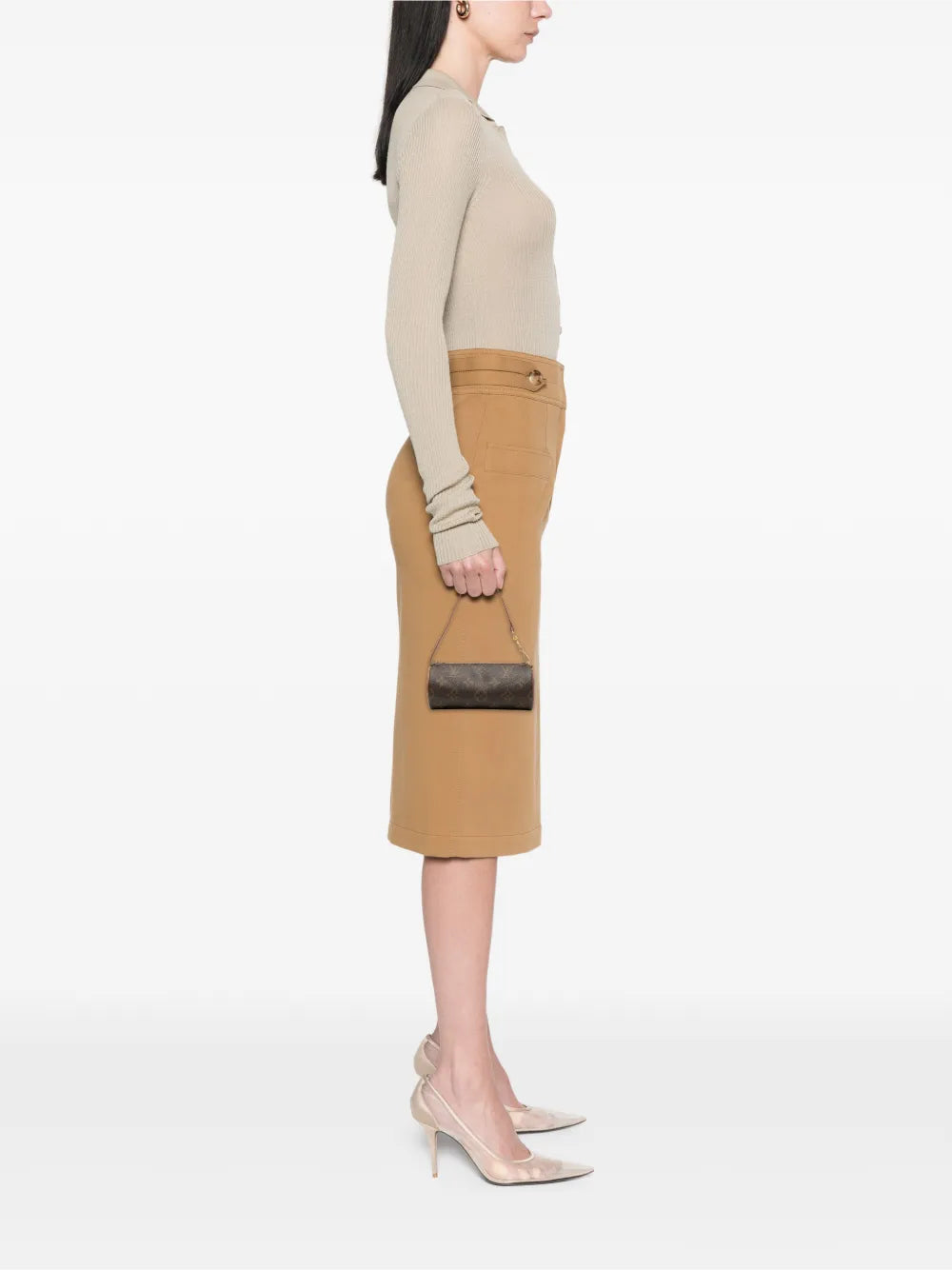 1980-2021 Monogram Papillon Pochette handbag