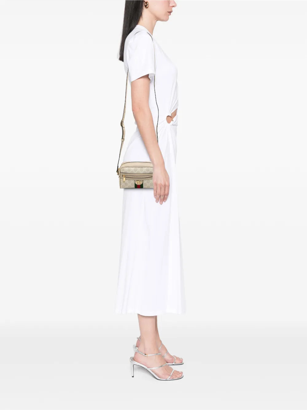 2016-2026 Mini GG Supreme Web Ophidia crossbody bag