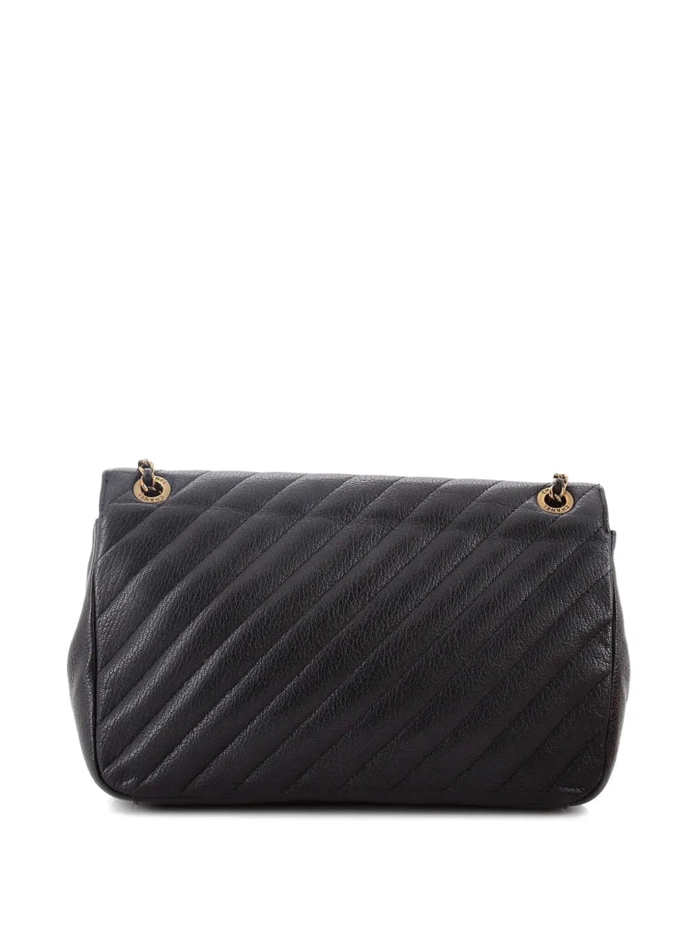 CC Flap Bag Diagonal Quilted Goatskin Medium shoulder bag