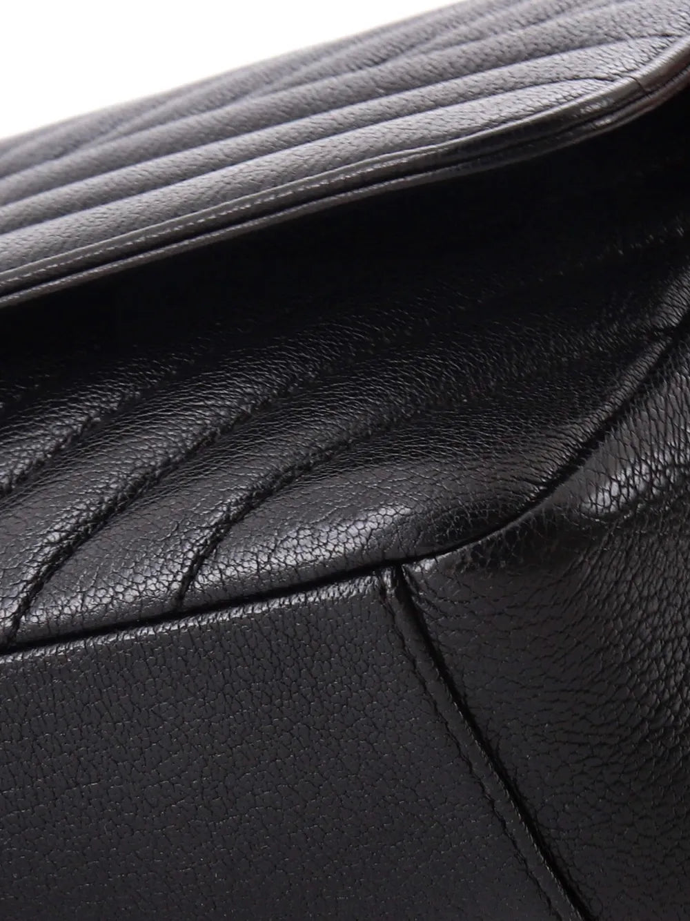 CC Flap Bag Diagonal Quilted Goatskin Medium shoulder bag
