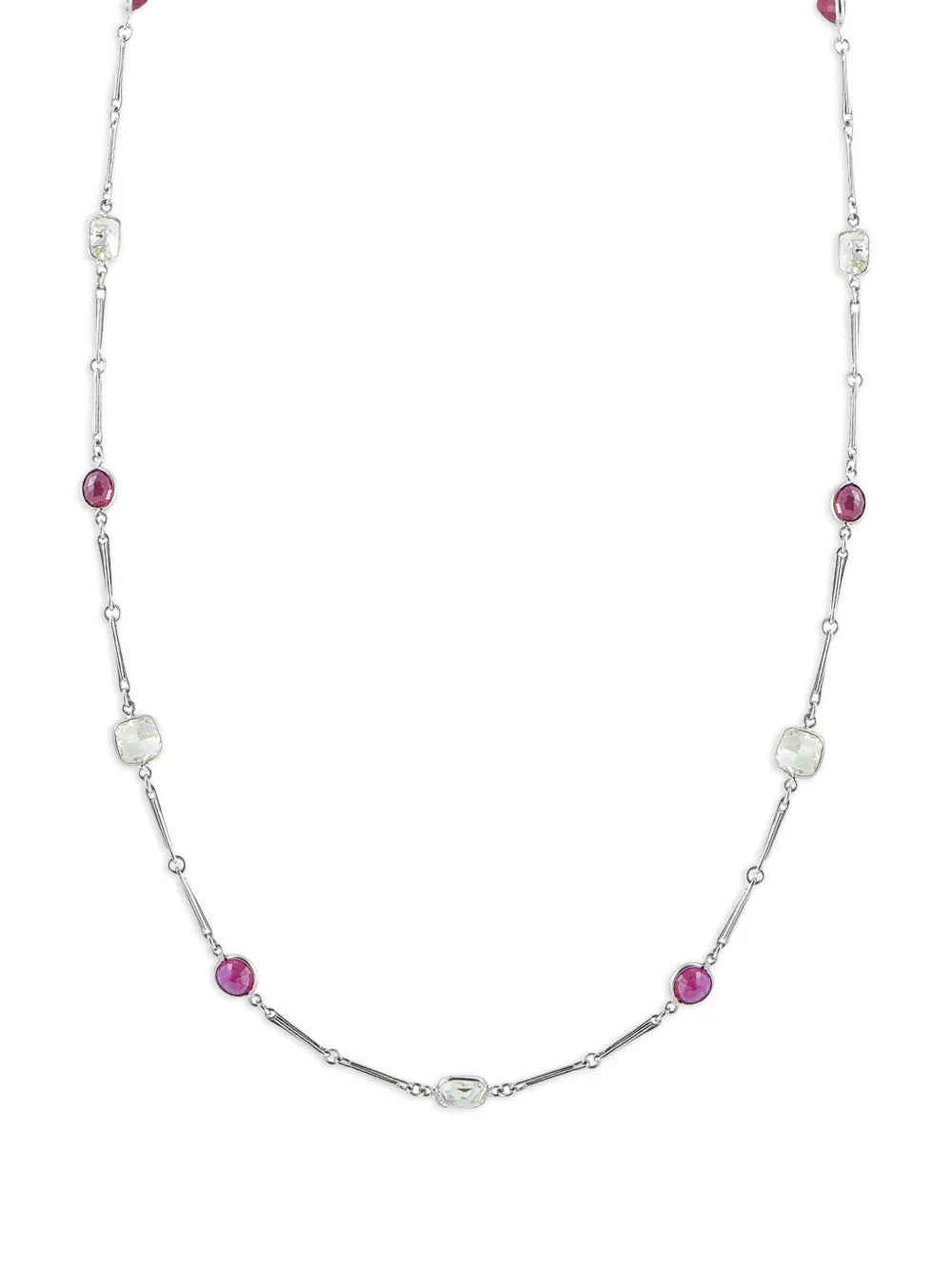 diamond and ruby necklace