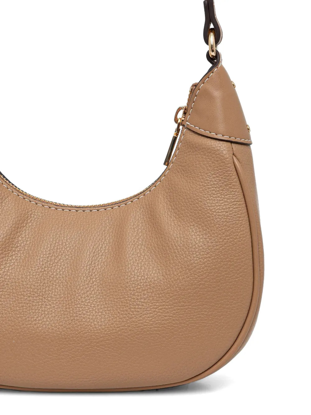 logo-embossed shoulder bag