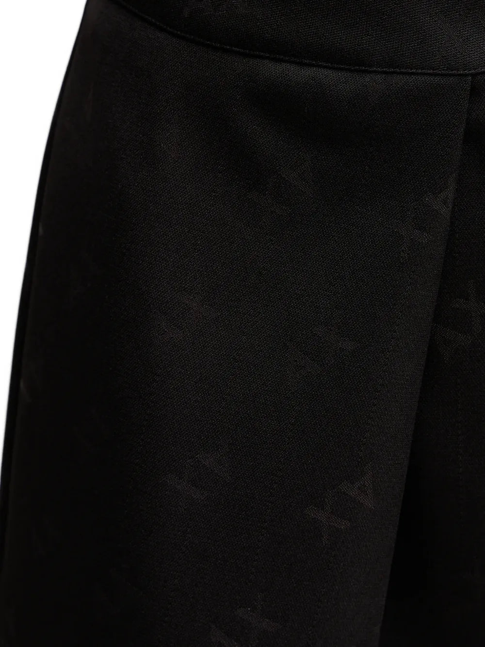 patterned mini skirt
