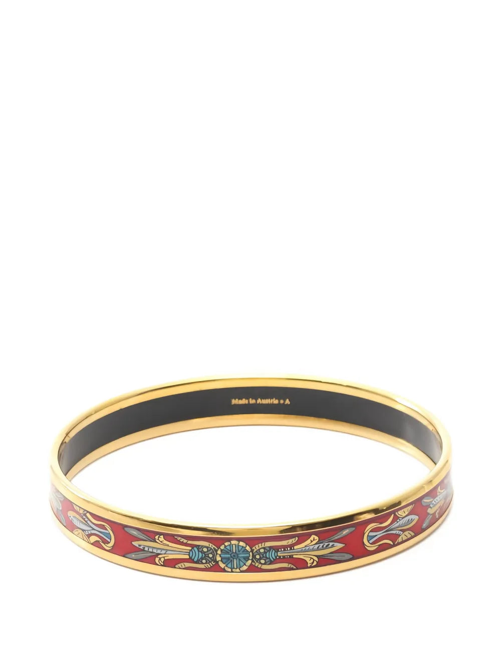 2010s enamel bangle bracelet 