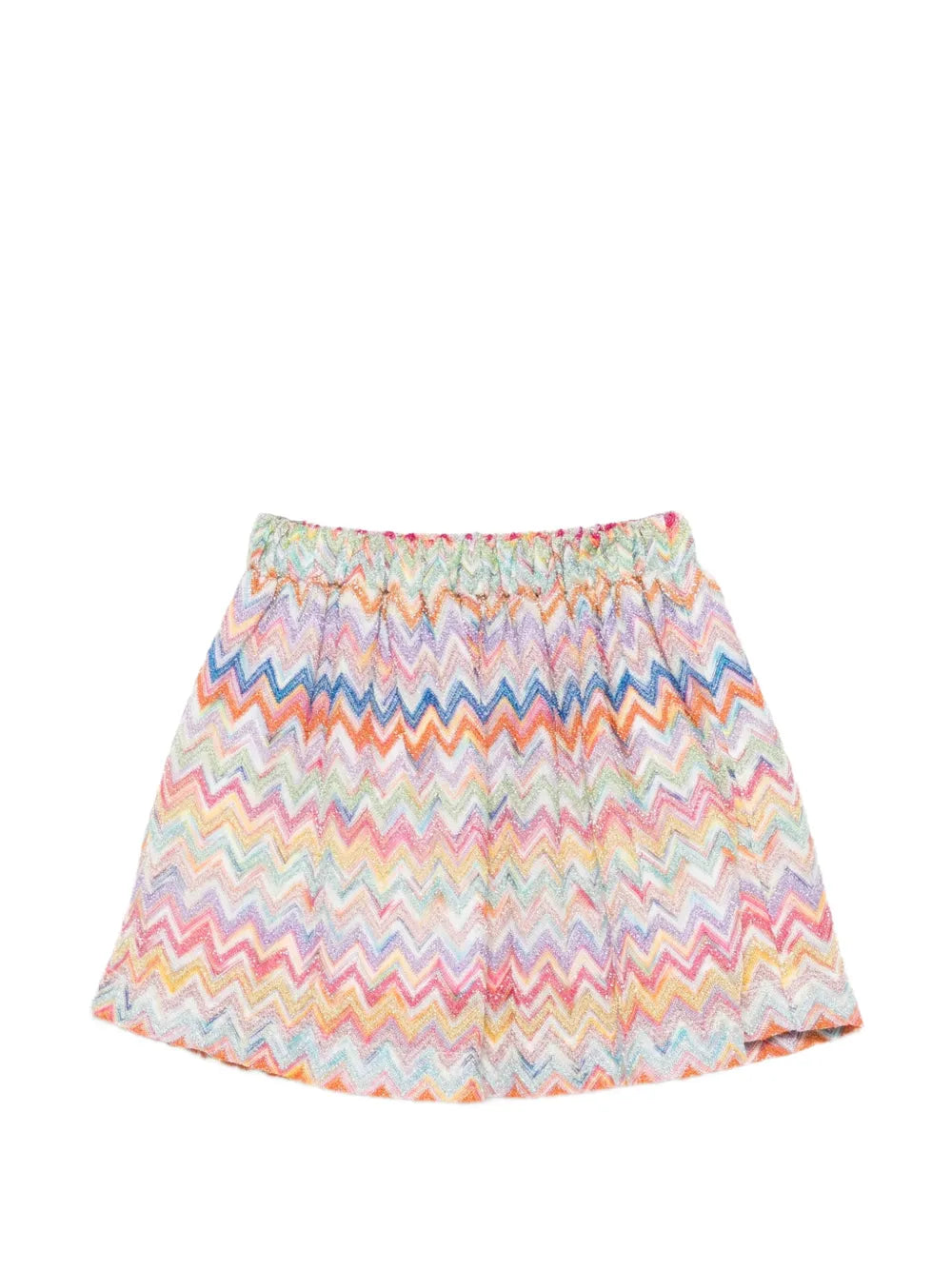 zigzag-pattern skirt