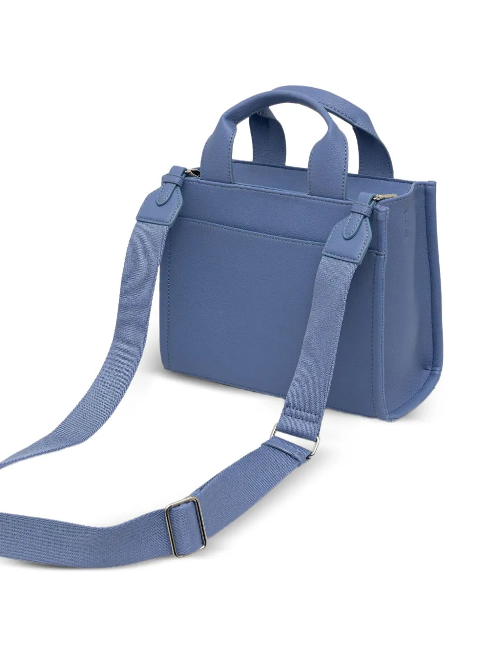 logo-embossed charm tote bag