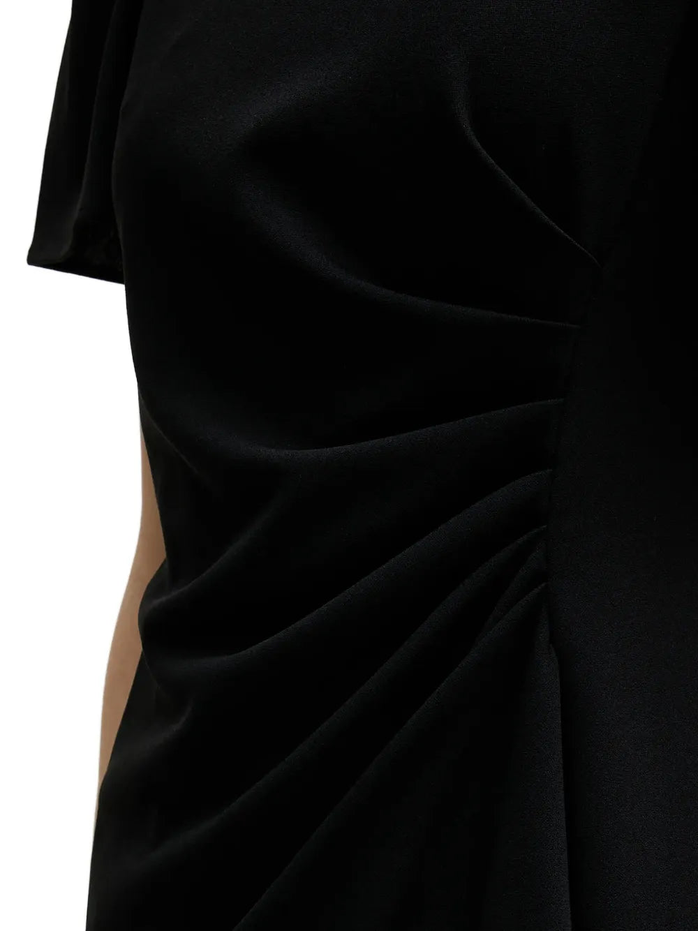 ruched mini dress