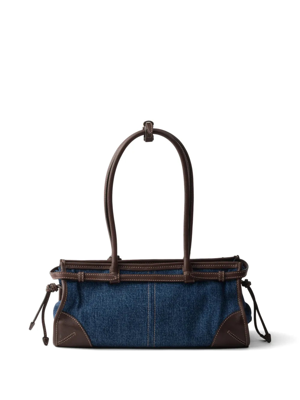 Bonnie medium denim and leather handbag