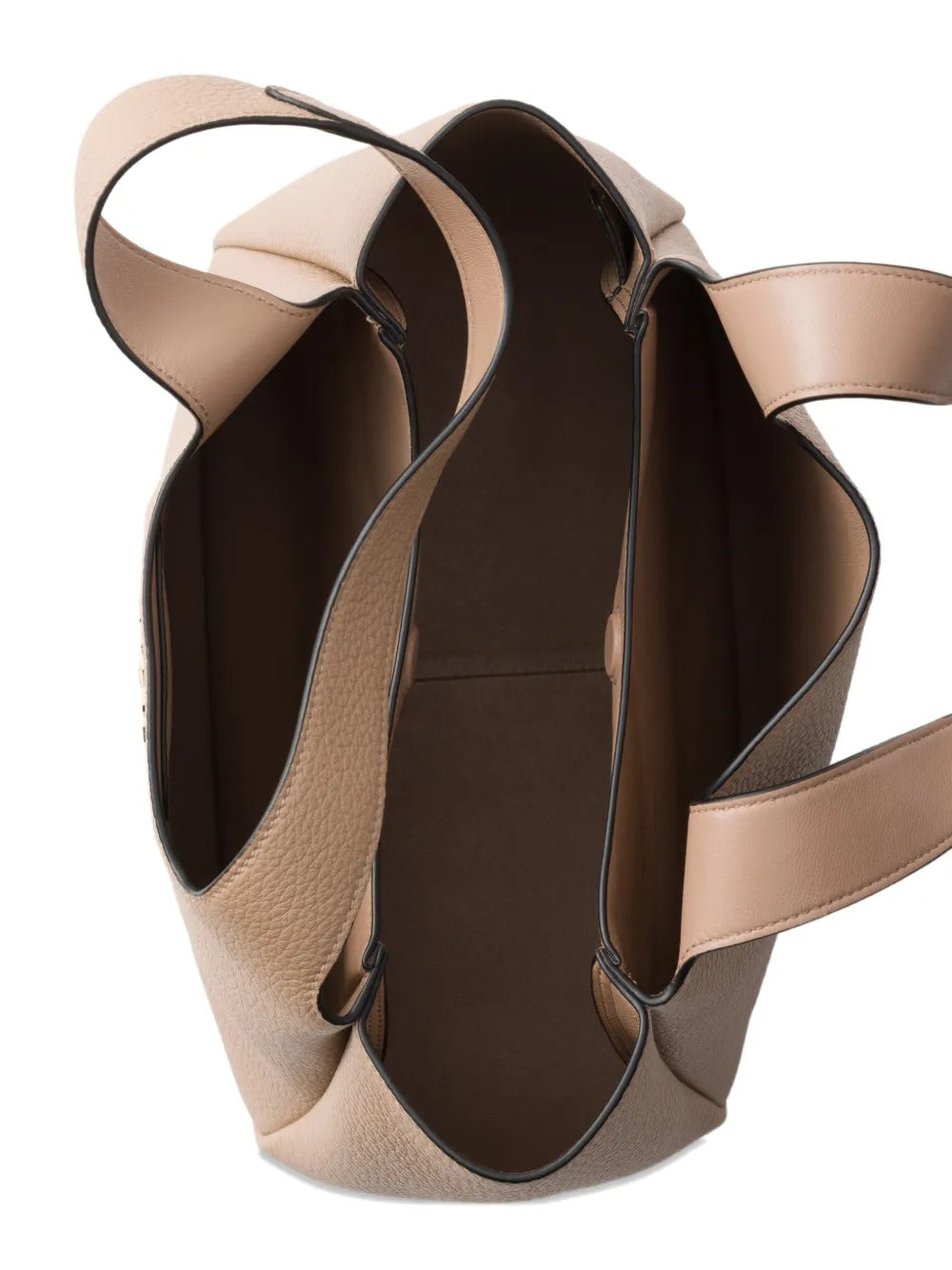 small leather tote bag