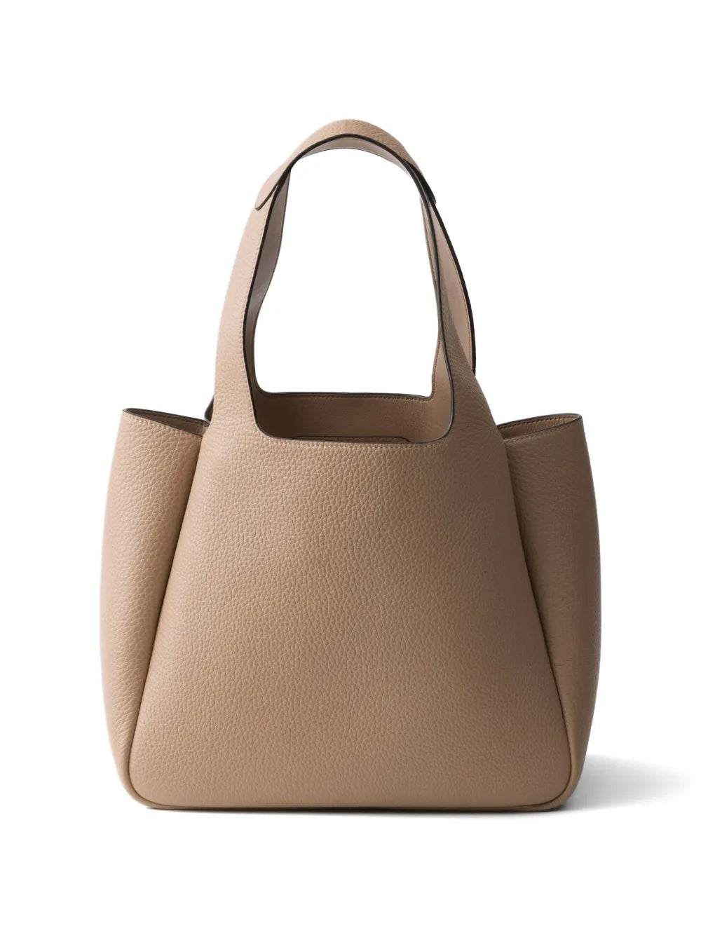 small leather tote bag