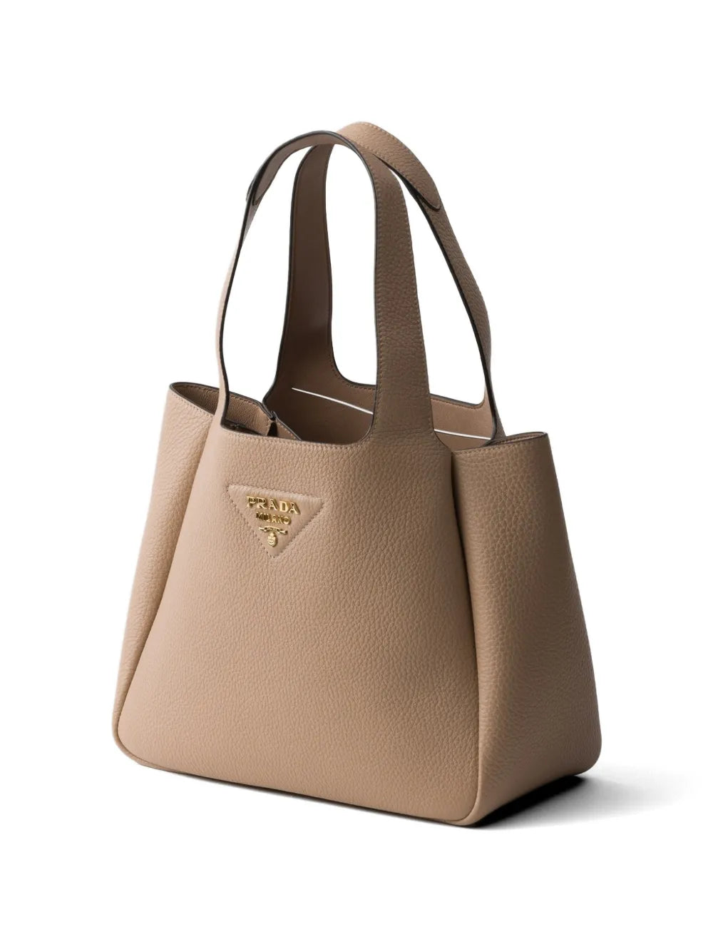 small leather tote bag
