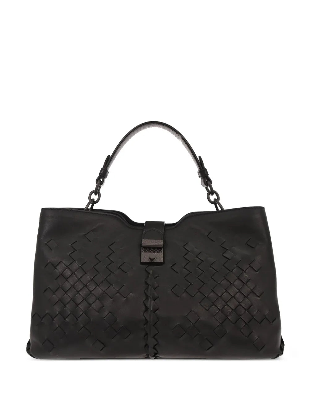 2010s Napoli signature Intrecciato design leather tote bag