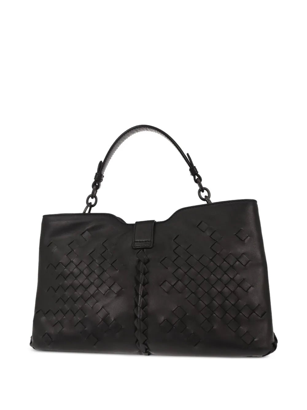 2010s Napoli signature Intrecciato design leather tote bag