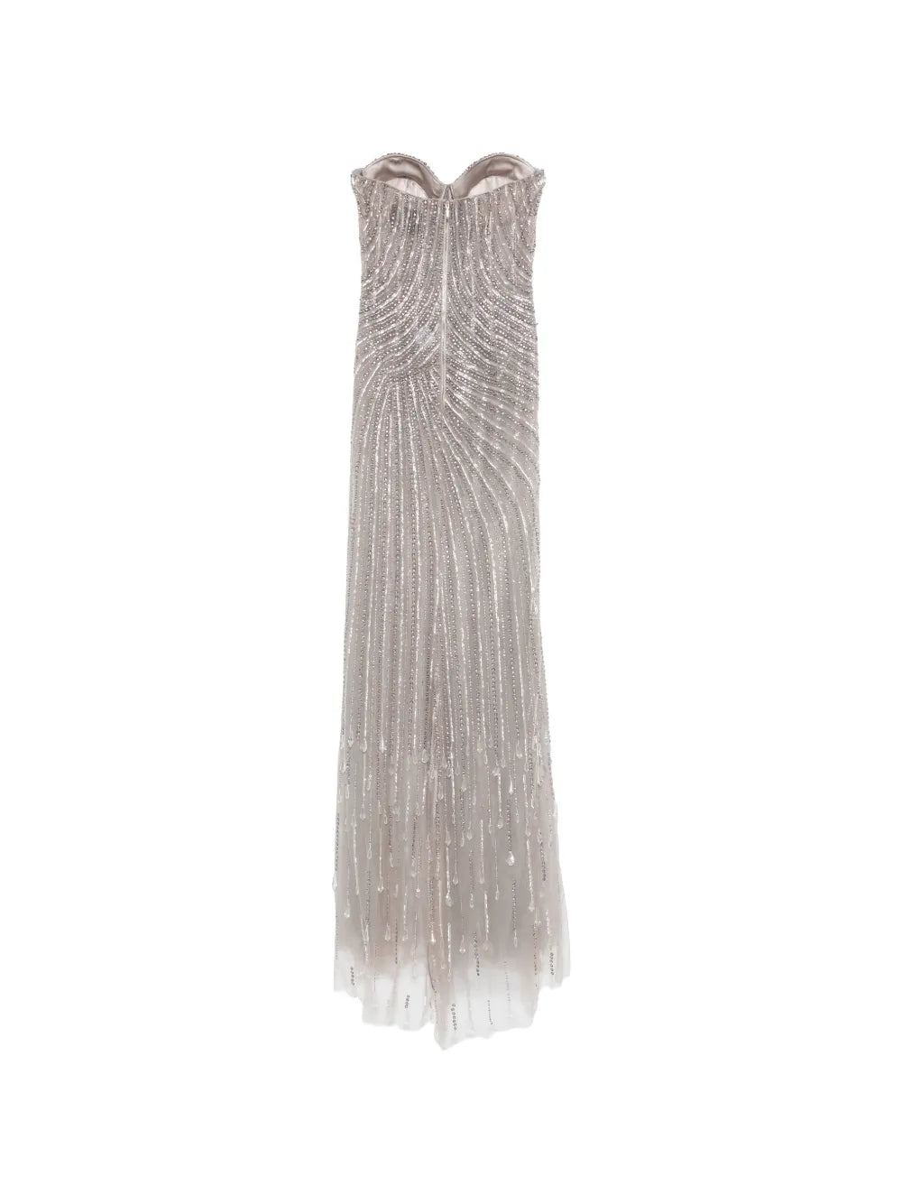 The Moment embellished strapless maxi dress