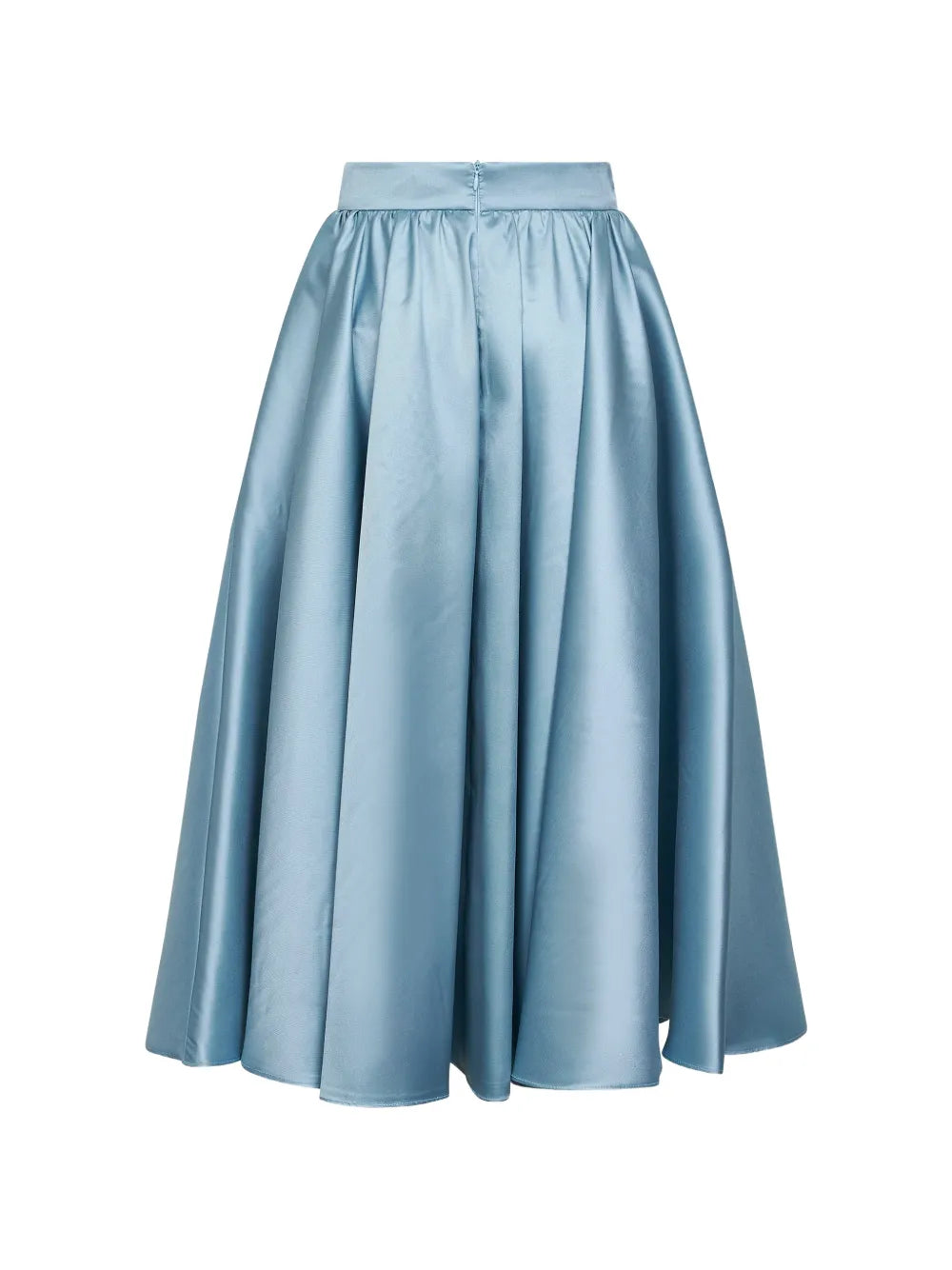 gathered high-rise skirt