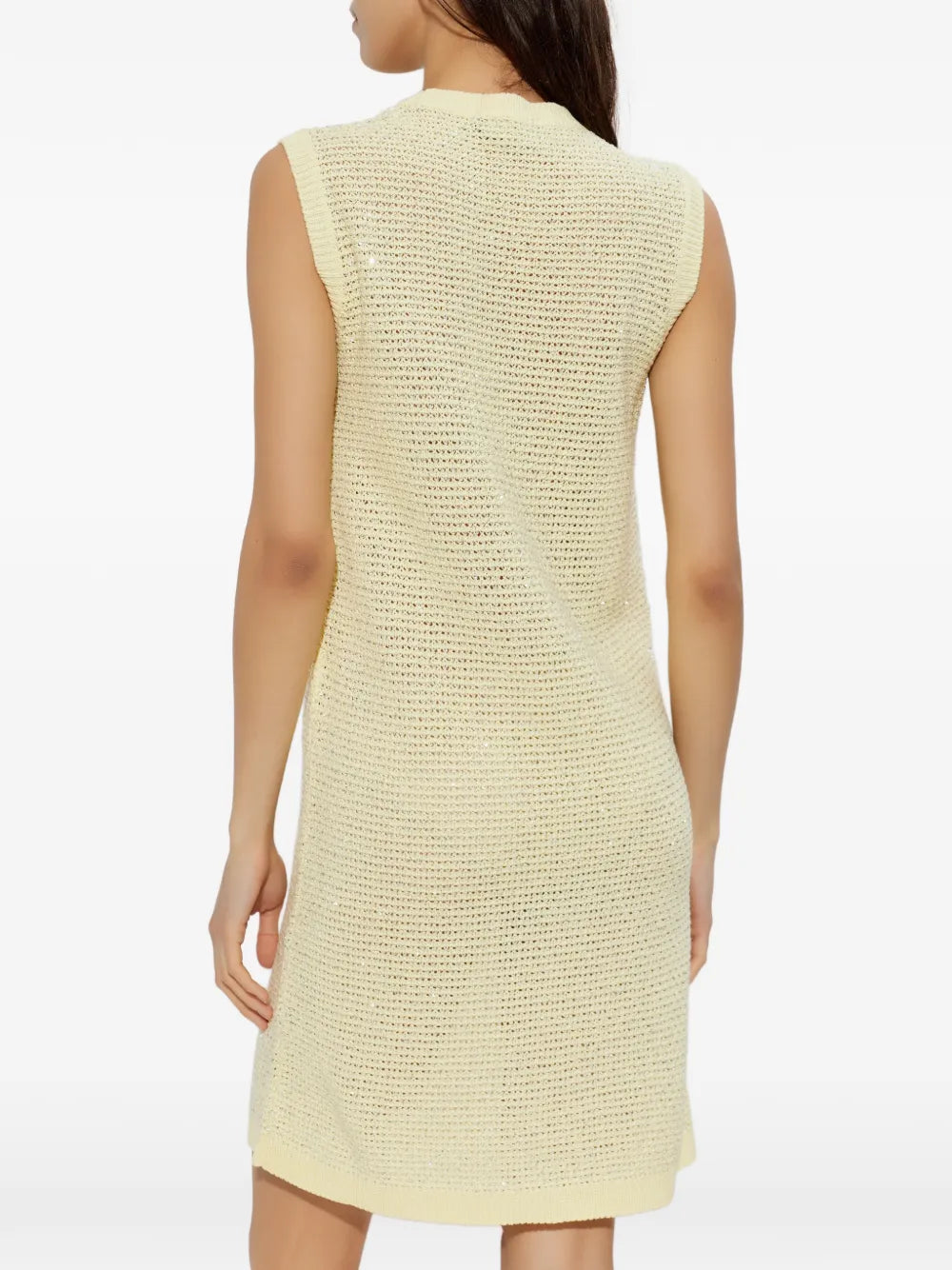 embellished sleeveless mini dress