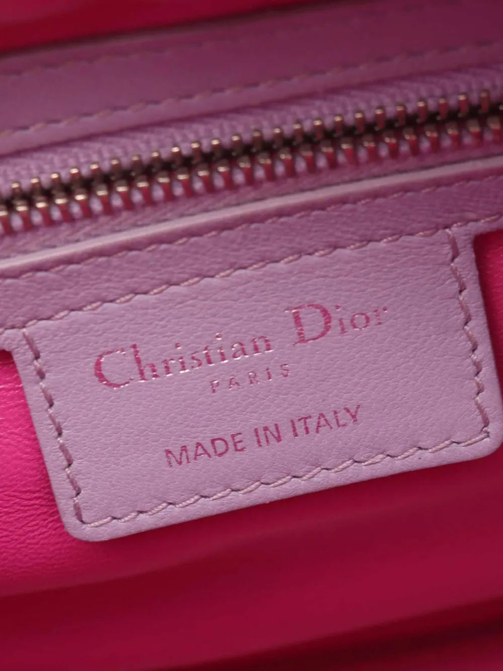 2010-2026 Medium Bicolor Lambskin Cannage Lady Dior satchel