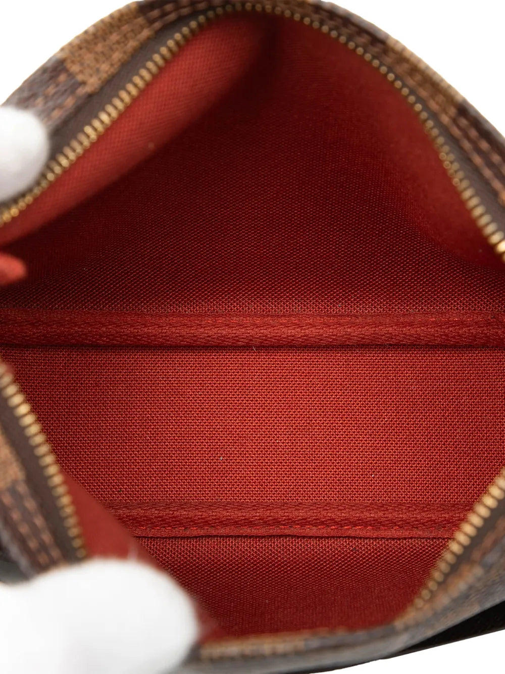 1998 Damier Ebene Trousse Pochette handbag
