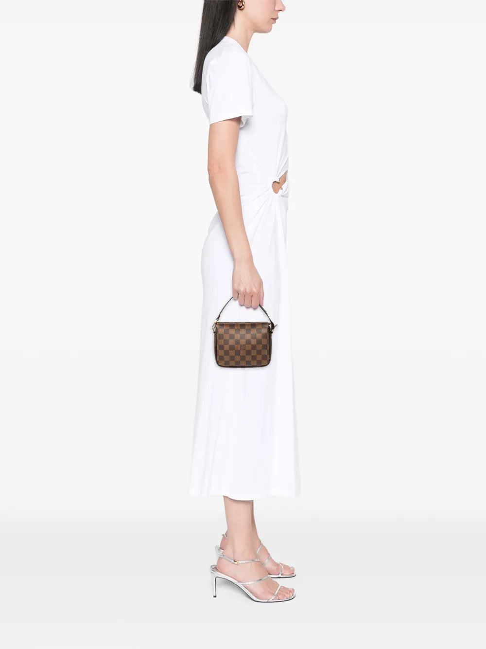1998 Damier Ebene Trousse Pochette handbag