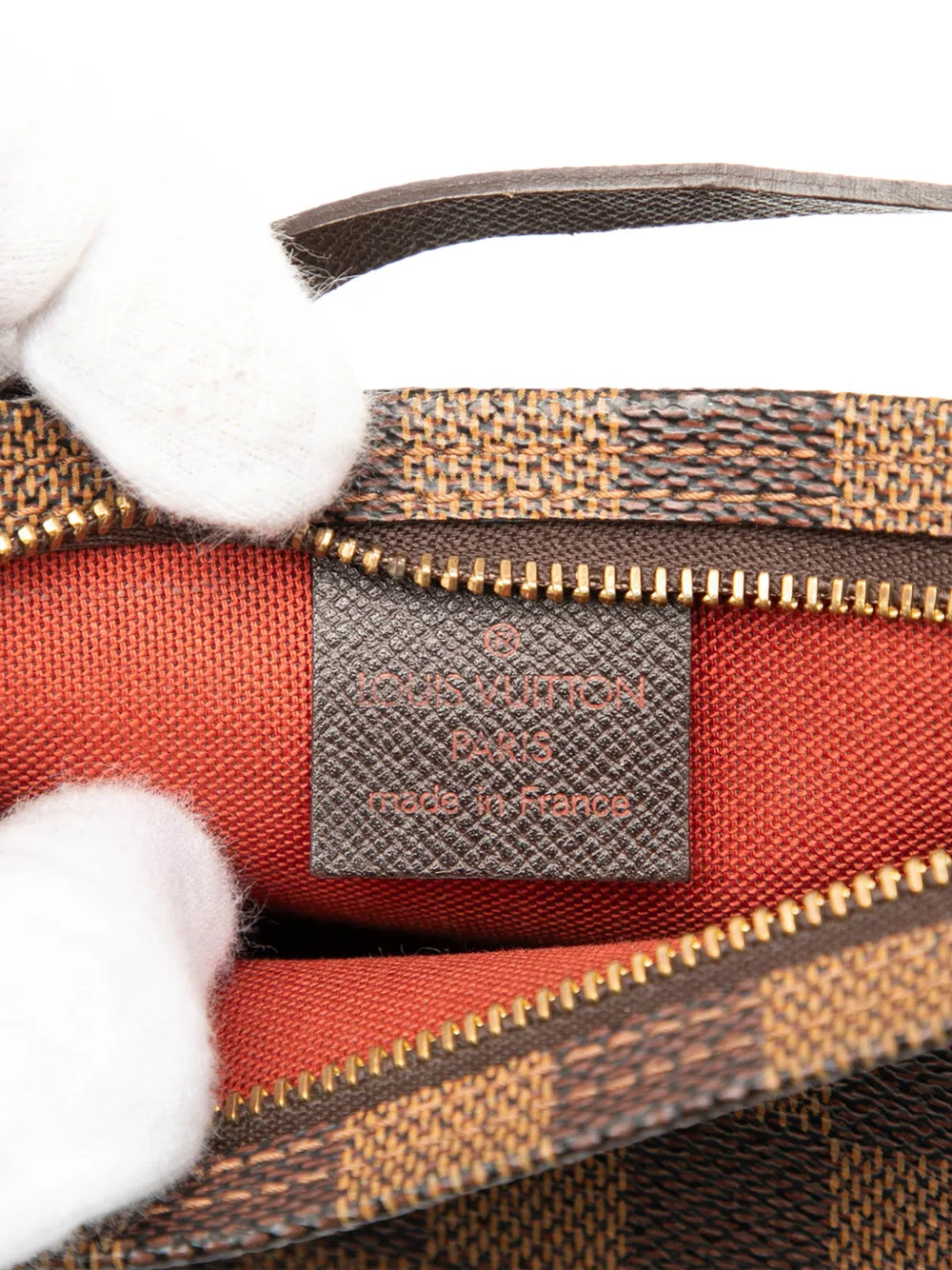 1998 Damier Ebene Trousse Pochette handbag
