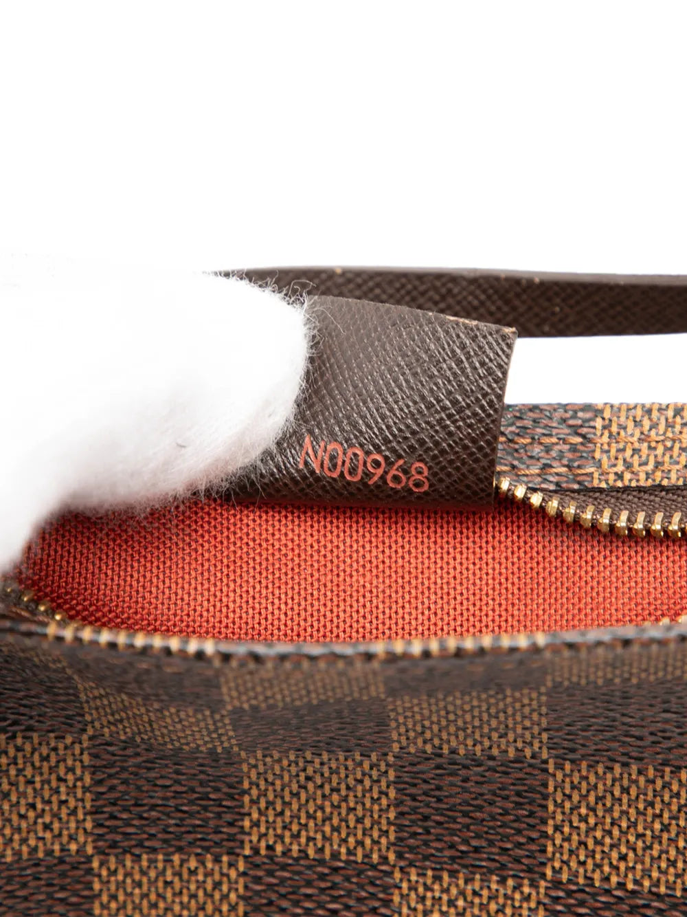 1998 Damier Ebene Trousse Pochette handbag