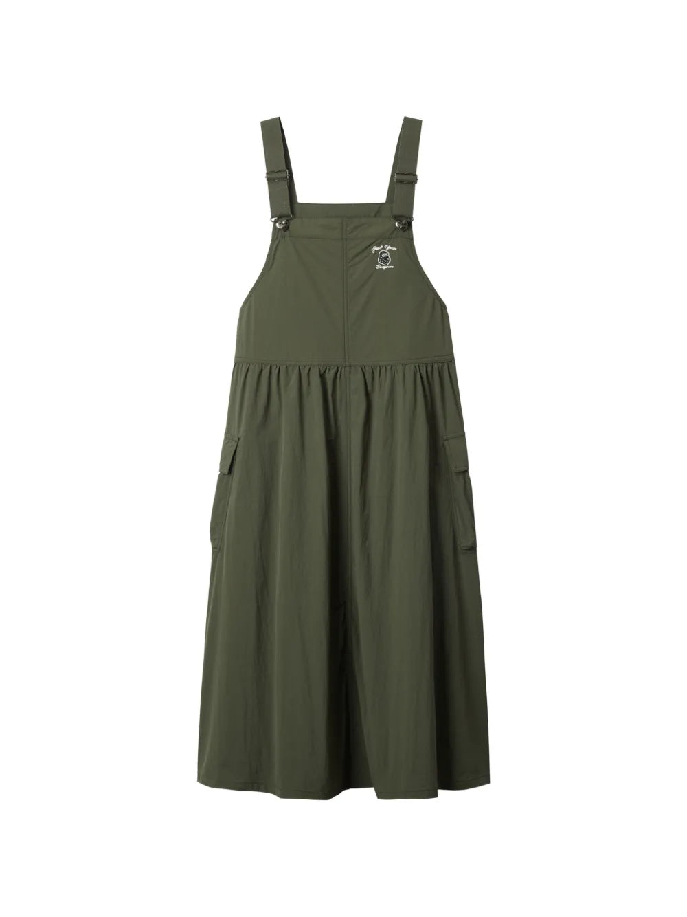 embroidered midi dress