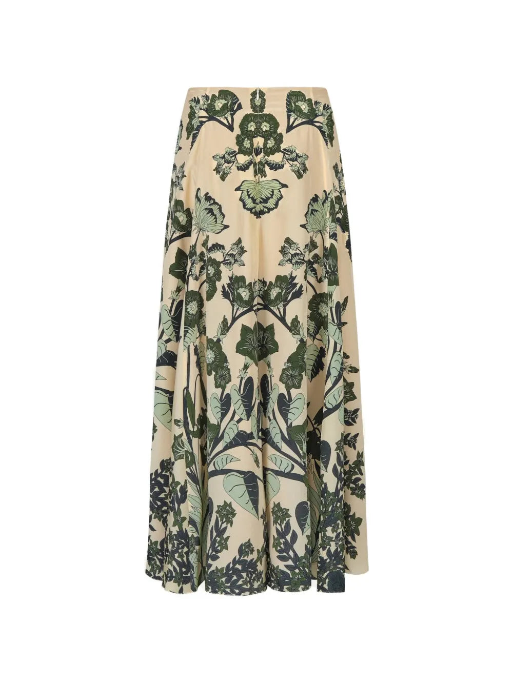 Poems Of The Sea floral-print midi skirt