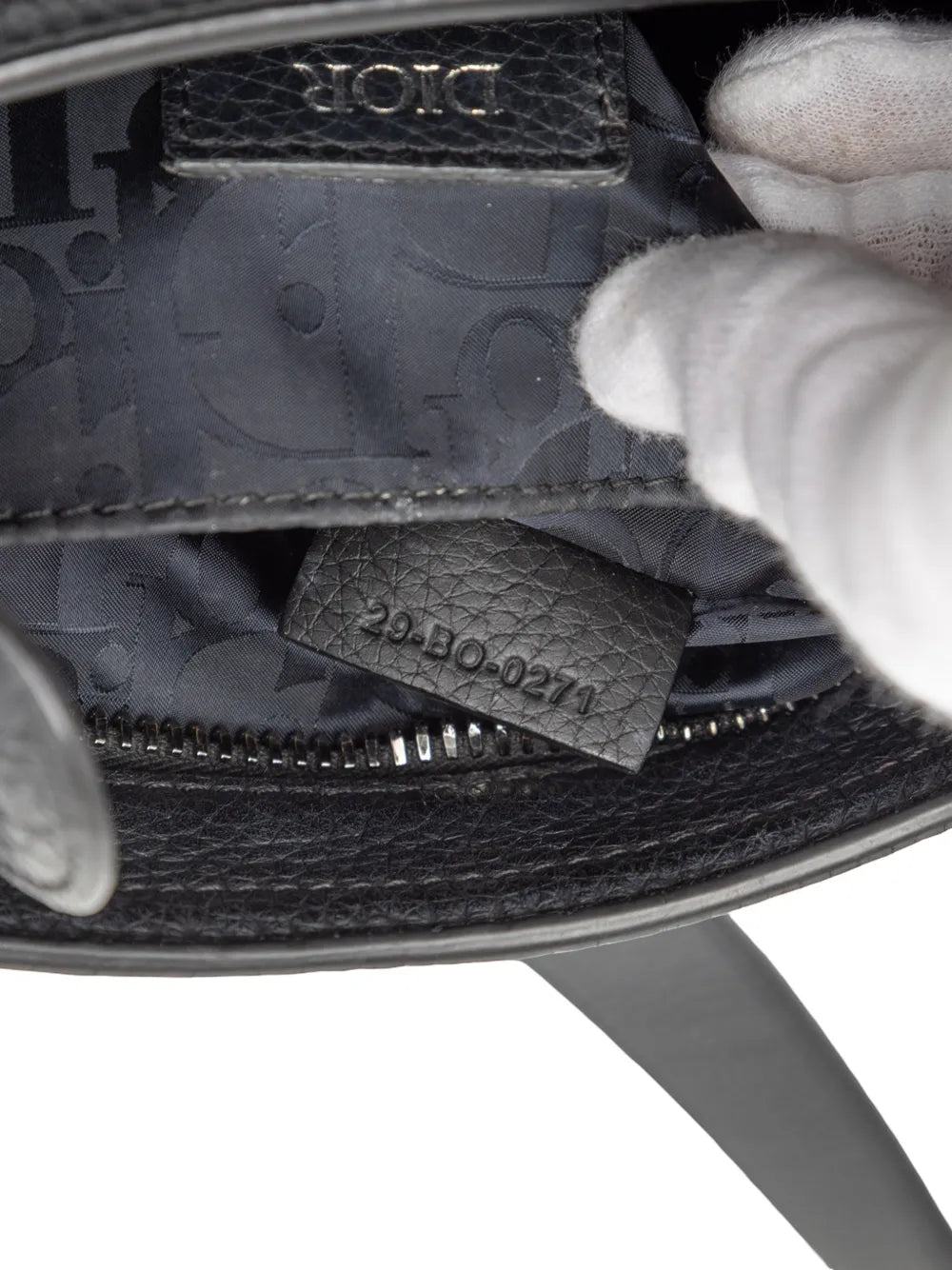2021 Grained Calfskin Saddle Soft Bag satchel