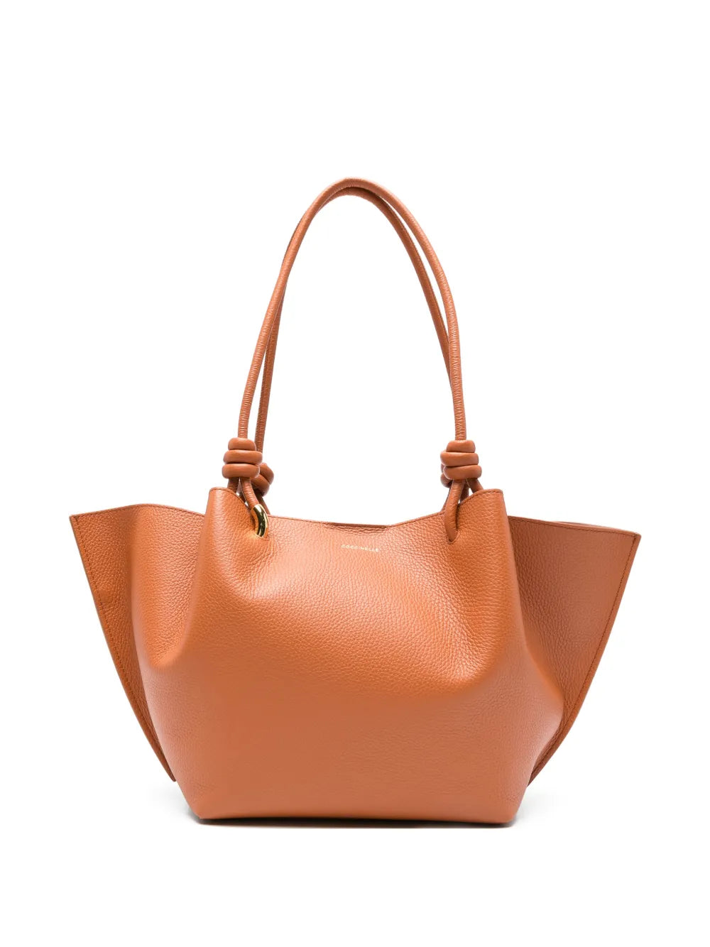 medium Finn knot leather tote bag