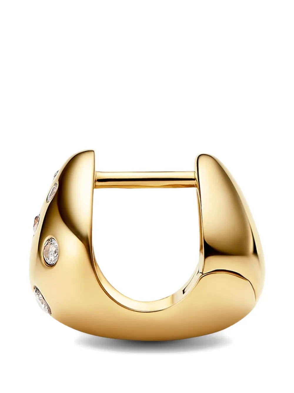 Flynn Popcorn Huggie earrings