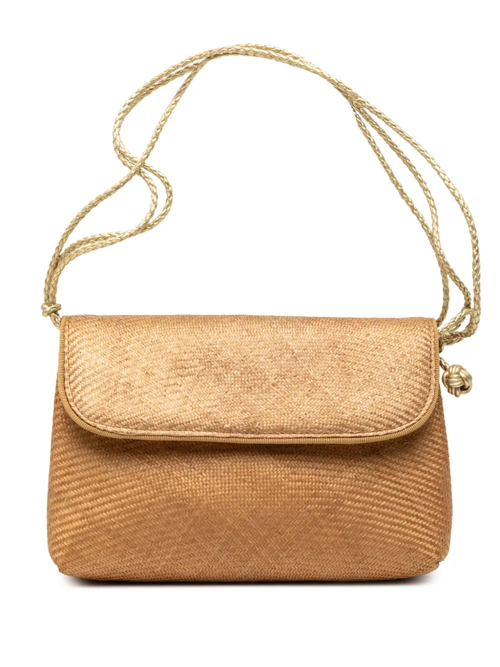 20th Century Metallic Raffia Intrecciato shoulder bag