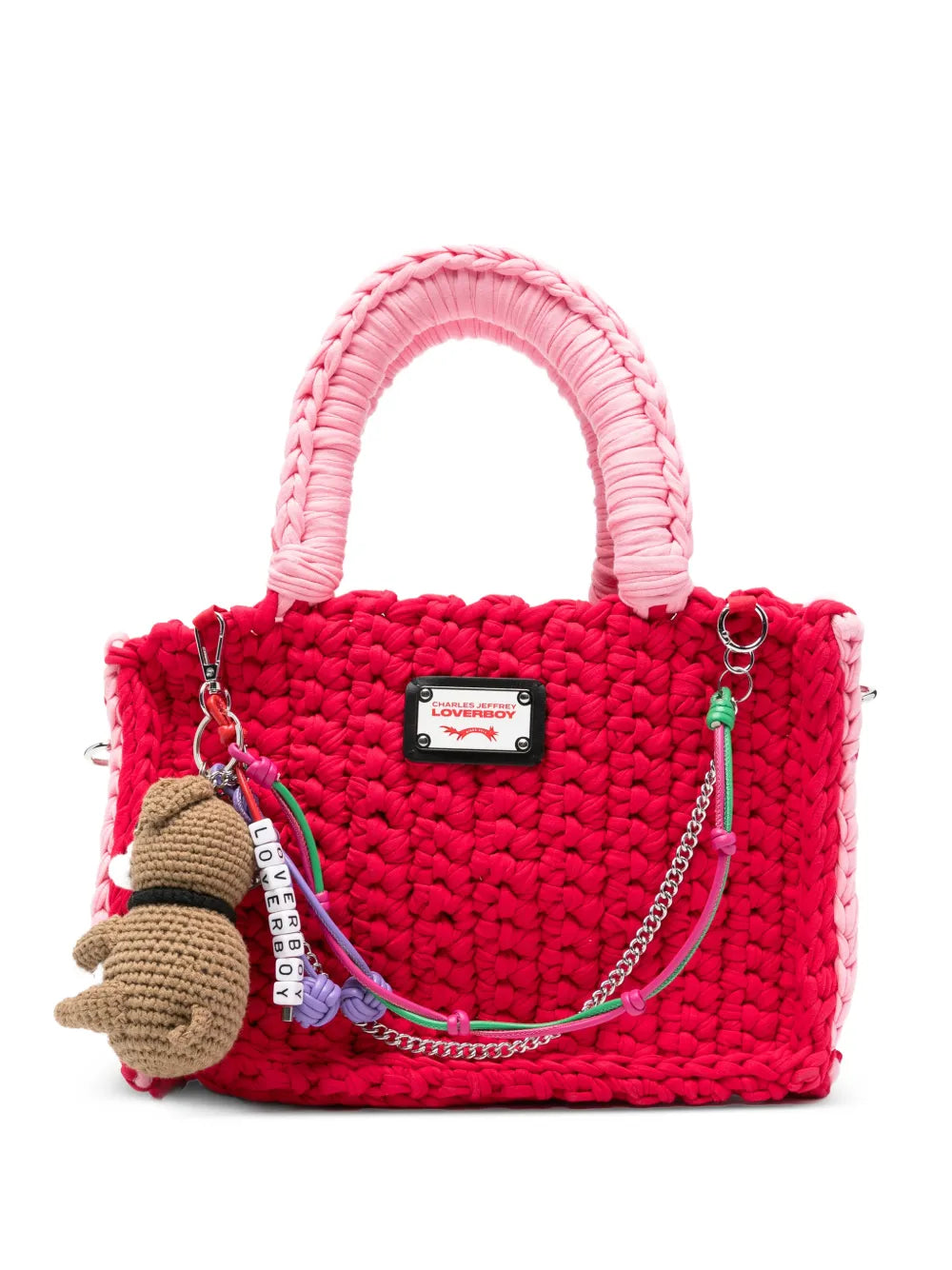 logo-plaque tote bag