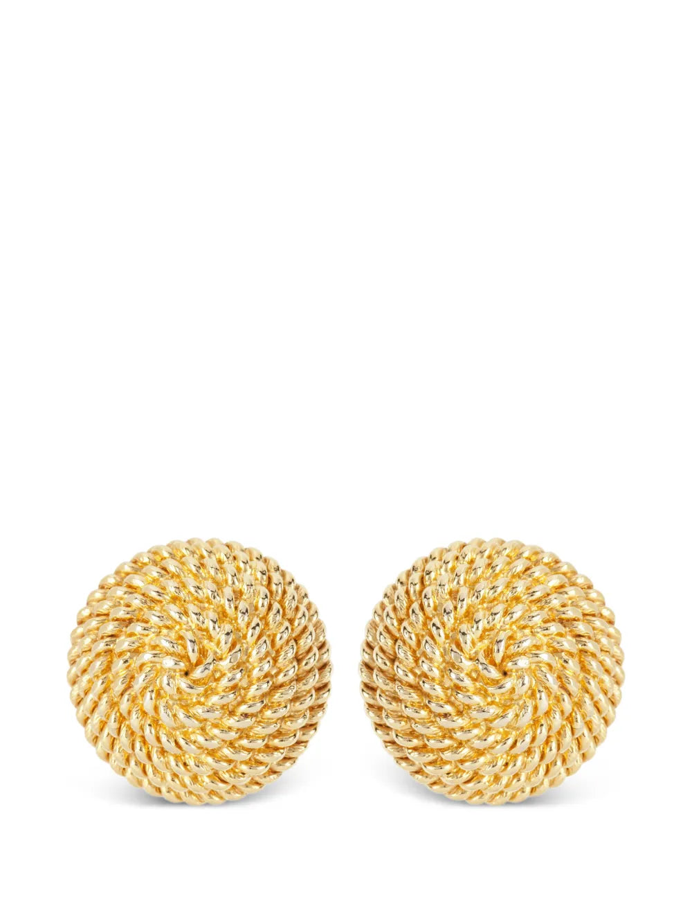 1980s woven earrings