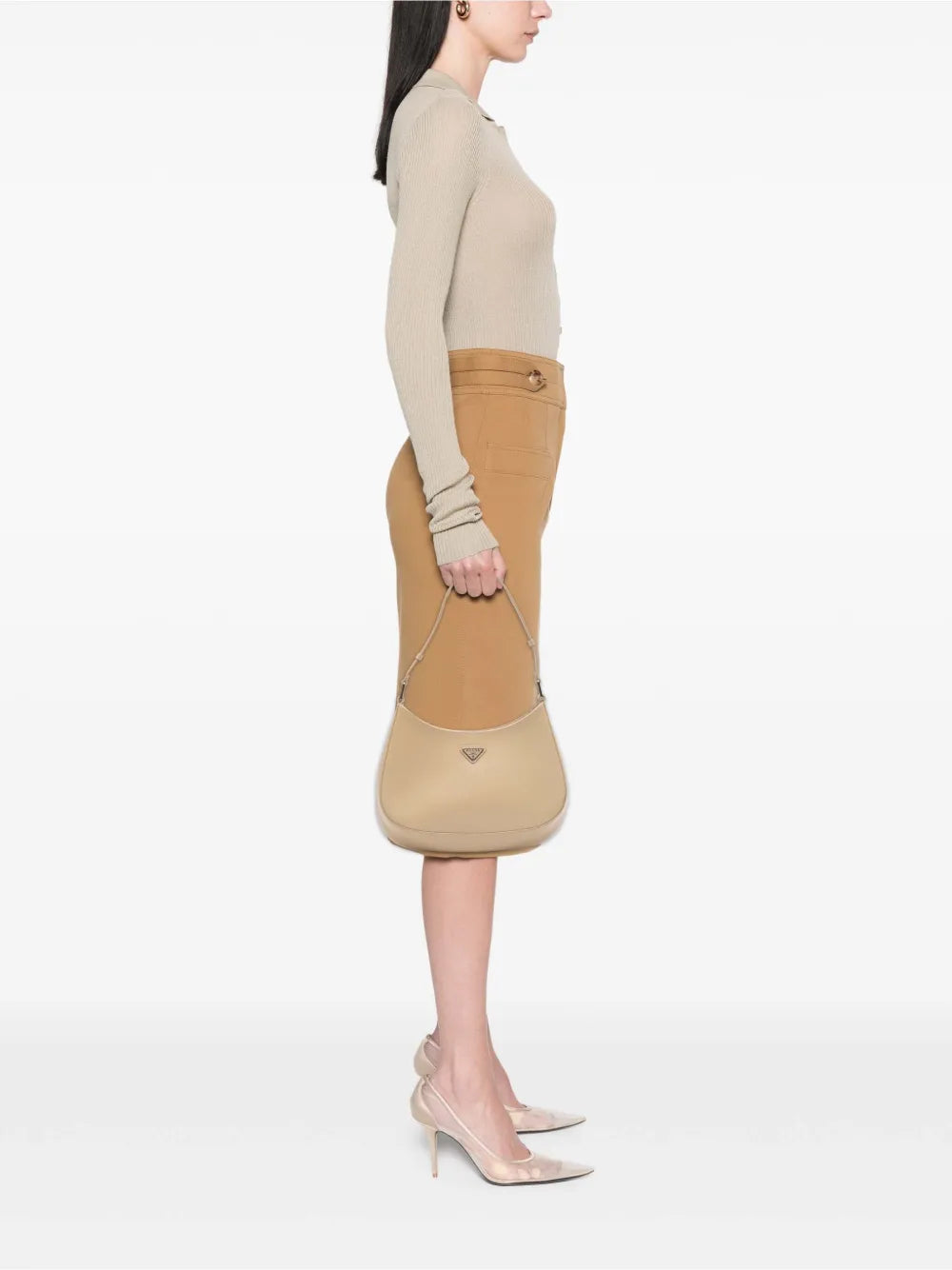 2000-2013 Brushed Leather Cleo shoulder bag