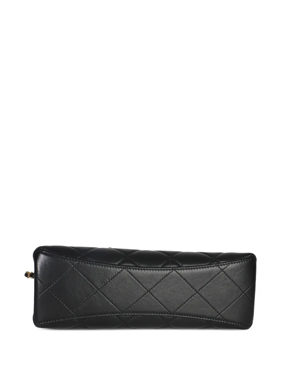 2021-2025 small CC Pearls Bar Handle Shopping quilted bag